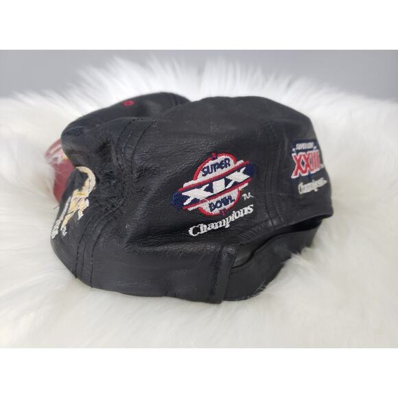 Drew‎ Pearson San Francisco 49ers Super Bowl Champions Hat Cow Leather - Picture 6 of 10